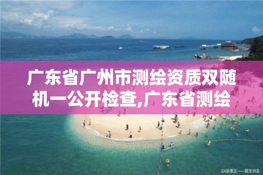 廣東省廣州市測繪資質雙隨機一公開檢查,廣東省測繪資質辦理流程。