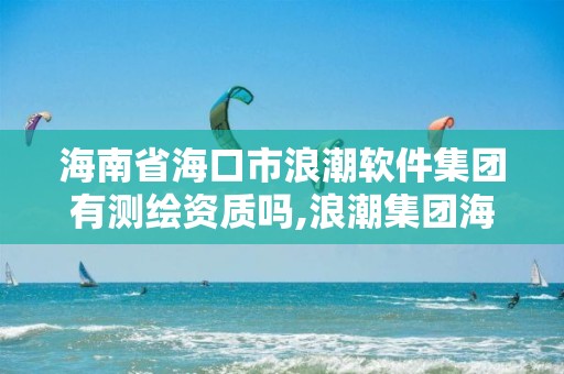 海南省海口市浪潮軟件集團(tuán)有測繪資質(zhì)嗎,浪潮集團(tuán)海南分公司。