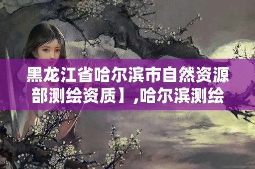 黑龍江省哈爾濱市自然資源部測繪資質(zhì)】,哈爾濱測繪局是干什么的。