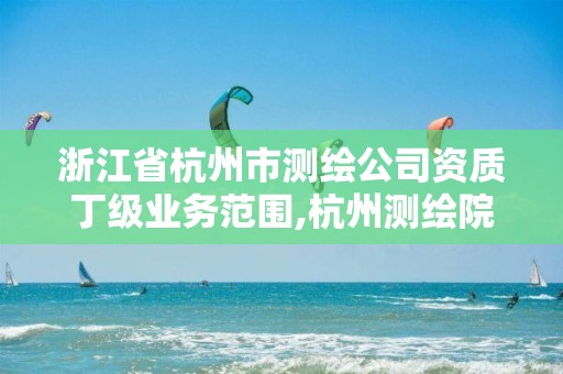 浙江省杭州市測繪公司資質丁級業(yè)務范圍,杭州測繪院。