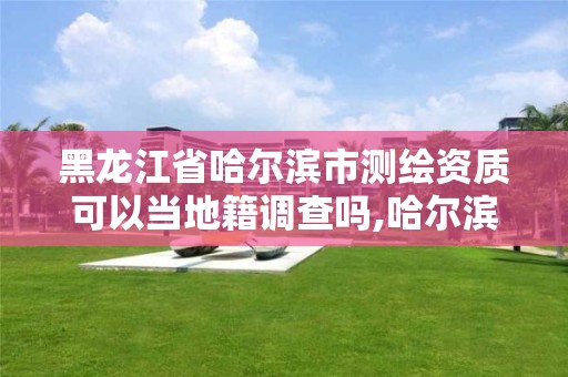 黑龍江省哈爾濱市測繪資質可以當地籍調查嗎,哈爾濱的測繪公司有哪些。