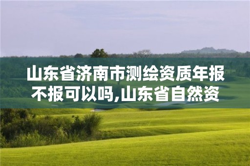 山東省濟南市測繪資質年報不報可以嗎,山東省自然資源廳關于延長測繪資質證書有效期的公告。