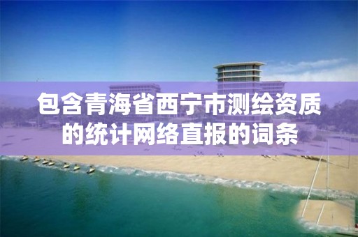 包含青海省西寧市測繪資質的統計網絡直報的詞條