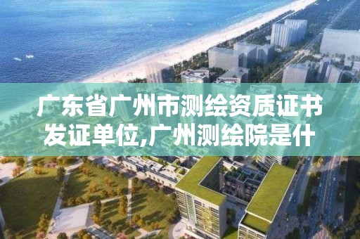 廣東省廣州市測繪資質證書發證單位,廣州測繪院是什么單位。