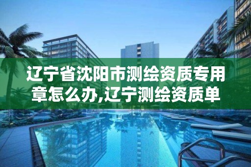 遼寧省沈陽市測繪資質專用章怎么辦,遼寧測繪資質單位。