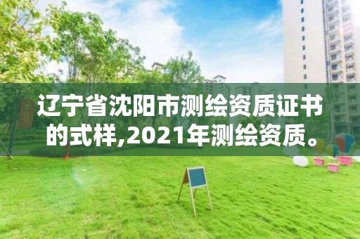 遼寧省沈陽市測繪資質證書的式樣,2021年測繪資質。