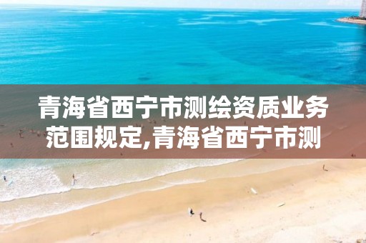 青海省西寧市測繪資質業務范圍規定,青海省西寧市測繪資質業務范圍規定是多少。