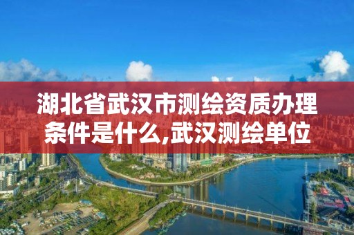 湖北省武漢市測繪資質辦理條件是什么,武漢測繪單位。