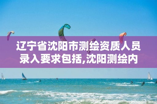 遼寧省沈陽市測繪資質人員錄入要求包括,沈陽測繪內業招聘。