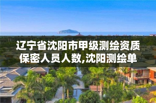 遼寧省沈陽(yáng)市甲級(jí)測(cè)繪資質(zhì)保密人員人數(shù),沈陽(yáng)測(cè)繪單位。