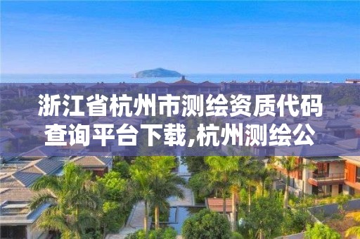 浙江省杭州市測(cè)繪資質(zhì)代碼查詢平臺(tái)下載,杭州測(cè)繪公司有哪幾家。