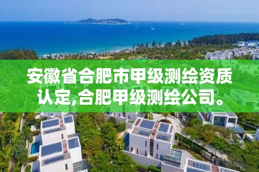 安徽省合肥市甲級測繪資質認定,合肥甲級測繪公司。