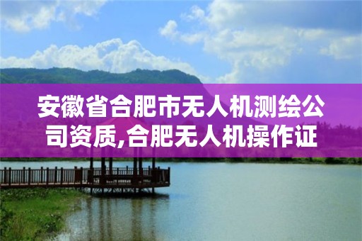 安徽省合肥市無人機測繪公司資質(zhì),合肥無人機操作證培訓(xùn)班。