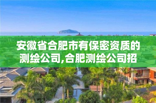 安徽省合肥市有保密資質的測繪公司,合肥測繪公司招聘。