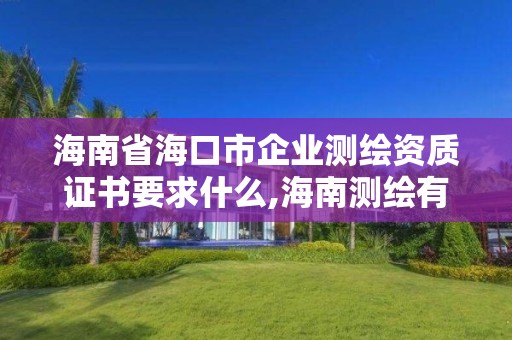 海南省海口市企業測繪資質證書要求什么,海南測繪有限公司。