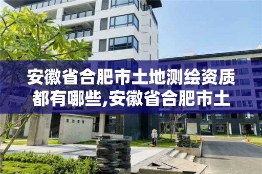 安徽省合肥市土地測繪資質都有哪些,安徽省合肥市土地測繪資質都有哪些公司。