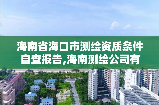 海南省海口市測繪資質條件自查報告,海南測繪公司有多少家。