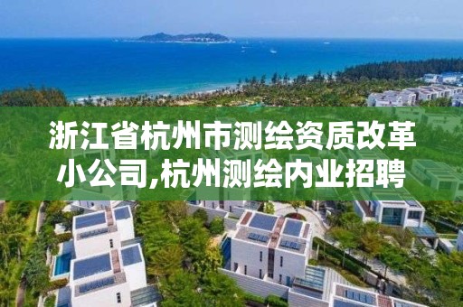 浙江省杭州市測繪資質(zhì)改革小公司,杭州測繪內(nèi)業(yè)招聘信息2020。