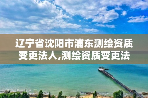 遼寧省沈陽市浦東測繪資質變更法人,測繪資質變更法人流程。