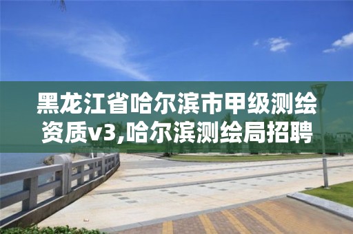 黑龍江省哈爾濱市甲級測繪資質v3,哈爾濱測繪局招聘。