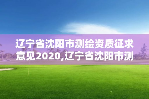 遼寧省沈陽(yáng)市測(cè)繪資質(zhì)征求意見2020,遼寧省沈陽(yáng)市測(cè)繪資質(zhì)征求意見2020年11號(hào)。