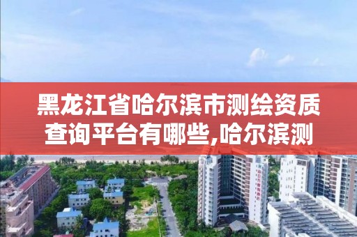 黑龍江省哈爾濱市測繪資質查詢平臺有哪些,哈爾濱測繪公司電話。