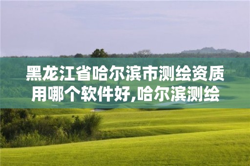 黑龍江省哈爾濱市測(cè)繪資質(zhì)用哪個(gè)軟件好,哈爾濱測(cè)繪公司有哪些。