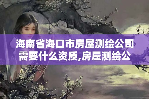 海南省海口市房屋測繪公司需要什么資質,房屋測繪公司收費標準。