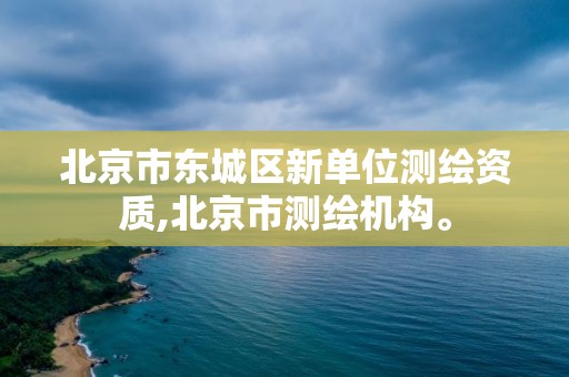 北京市東城區新單位測繪資質,北京市測繪機構。