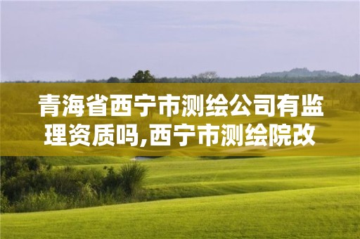 青海省西寧市測繪公司有監理資質嗎,西寧市測繪院改企業。