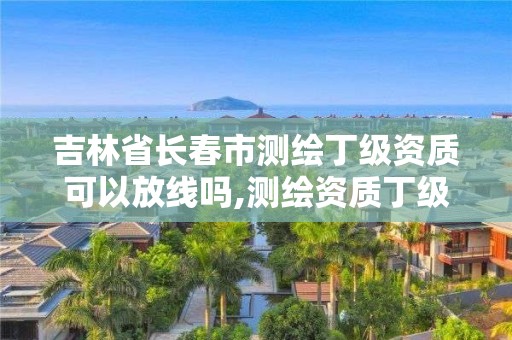 吉林省長春市測繪丁級資質(zhì)可以放線嗎,測繪資質(zhì)丁級是什么意思。