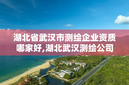 湖北省武漢市測繪企業資質哪家好,湖北武漢測繪公司排行榜。