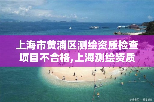 上海市黃浦區測繪資質檢查項目不合格,上海測繪資質申請。