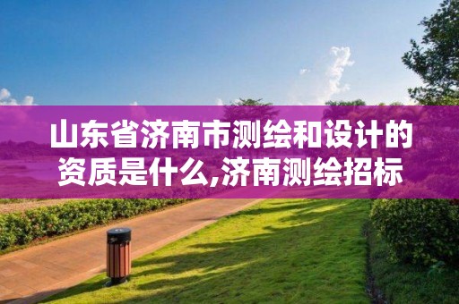 山東省濟南市測繪和設計的資質是什么,濟南測繪招標。