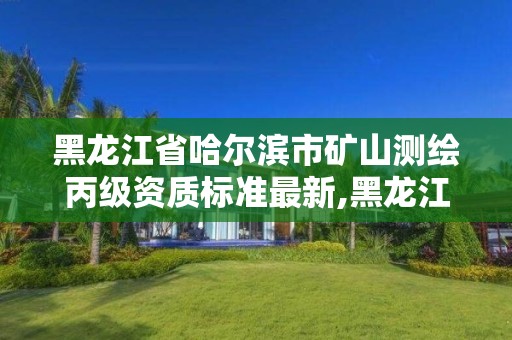 黑龍江省哈爾濱市礦山測繪丙級資質標準最新,黑龍江省地質礦產局測繪院。