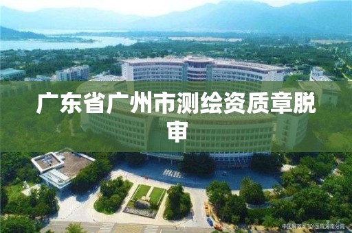 廣東省廣州市測繪資質章脫審