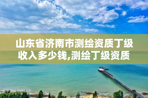 山東省濟南市測繪資質丁級收入多少錢,測繪丁級資質要求。