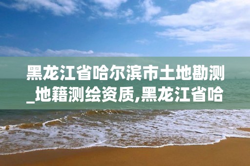 黑龍江省哈爾濱市土地勘測(cè)_地籍測(cè)繪資質(zhì),黑龍江省哈爾濱市測(cè)繪局。