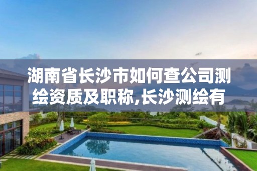 湖南省長沙市如何查公司測繪資質及職稱,長沙測繪有限公司聯系電話。