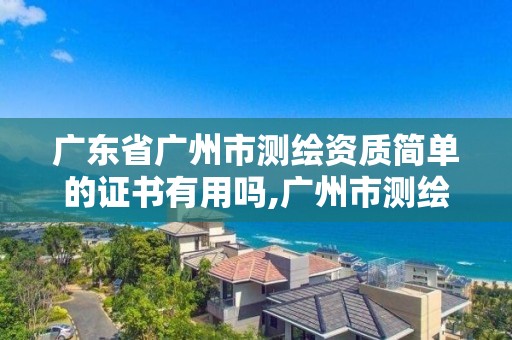 廣東省廣州市測繪資質(zhì)簡單的證書有用嗎,廣州市測繪公司。