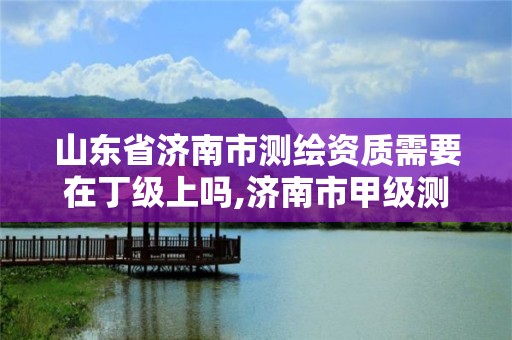 山東省濟南市測繪資質需要在丁級上嗎,濟南市甲級測繪資質單位。