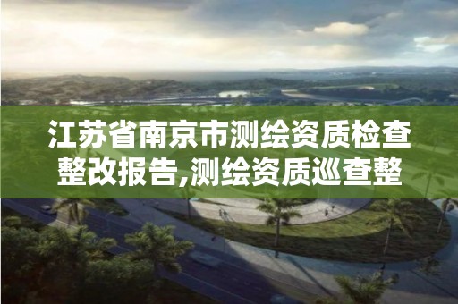 江蘇省南京市測繪資質檢查整改報告,測繪資質巡查整改報告。