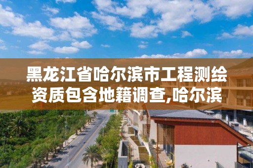 黑龍江省哈爾濱市工程測繪資質包含地籍調查,哈爾濱市測繪公司。