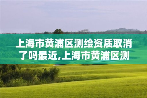 上海市黃浦區測繪資質取消了嗎最近,上海市黃浦區測繪資質取消了嗎最近新聞。