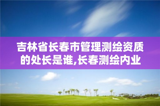 吉林省長春市管理測繪資質的處長是誰,長春測繪內業招聘。