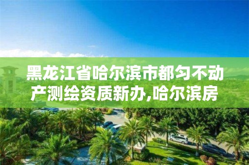 黑龍江省哈爾濱市都勻不動產測繪資質新辦,哈爾濱房屋測繪。