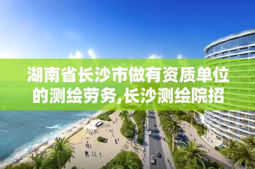 湖南省長沙市做有資質單位的測繪勞務,長沙測繪院招聘。