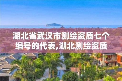 湖北省武漢市測繪資質七個編號的代表,湖北測繪資質單位。