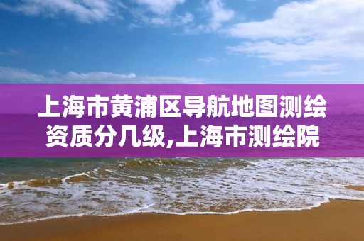 上海市黃浦區(qū)導航地圖測繪資質分幾級,上海市測繪院調取地形圖。