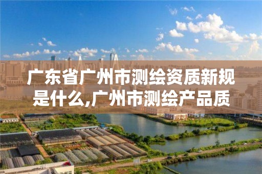 廣東省廣州市測繪資質新規是什么,廣州市測繪產品質量檢驗中心。